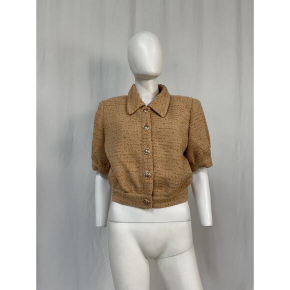 Astr The Label 'Bronwyn' Brown Polyester Jacket Size XL - Picture 2 of 5